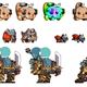 Illustration for article titled Dog Tanks, Exo Suits, And More Mercenary King Animations